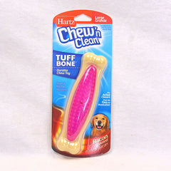 HARTZ CNC Mighty Bone Dog Toy Dog Toy Chew n Clean Pink 