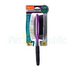 HARTZ Groomer`s Best Combo Brush Medium Large Grooming Tools Hartz 