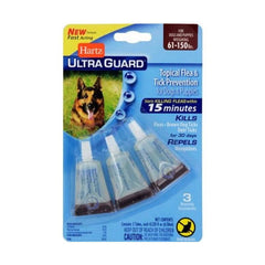 Hartz UltraGuard Flea and Tick Dog Drops 60lbs 1pcs Pet Flea & Tick Control Hartz 
