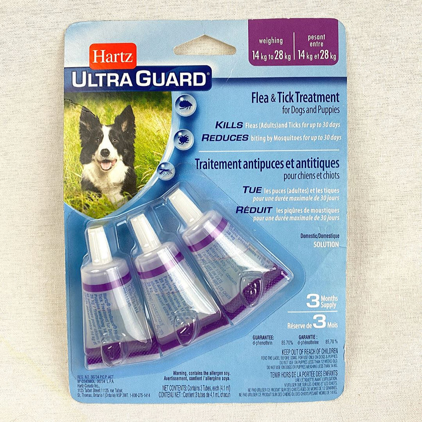 HARTZ Ultraguard Flea and Tick Drop 31-60lbs Pet Medicated Care Hartz 