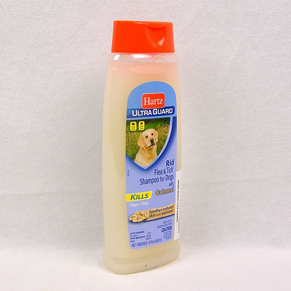 HARTZ Ultraguard Rid Flea and Tick Shampoo with Oatmeal 532ml Grooming Medicated Care Hartz 