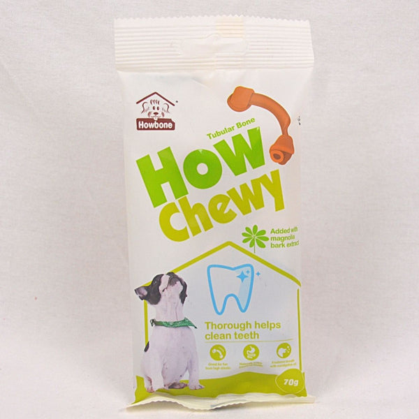 HOWBONE How Chew Tubular Bone 70g Dog Dental Chew Howbone 
