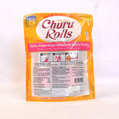INABA Churu Rolls For Dog Chicken Recipe Wraps Chicken With Salmon 96g Dog Snack Inaba 