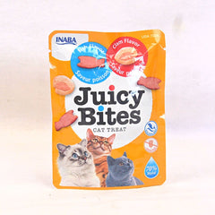 INABA Snack Kucing Juicy Bites Fish And Clam Flavor 11.3g Hobi & Koleksi > Perawatan Hewan > Makanan & Vitamin Hewan Inaba 