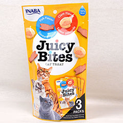INABA USA702A Juicy Bites Fish and Clam 3pcs Cat Snack Ciao 