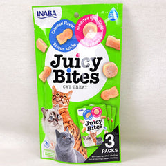 INABA USA705A Juicy Bites Homestyle Broth and Calamari 3pcs Cat Snack Ciao 