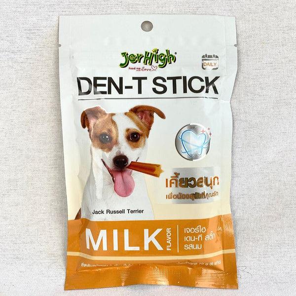 JERHIGH Den-T Stick Milk 70gr Dog Dental Chew Jerhigh 
