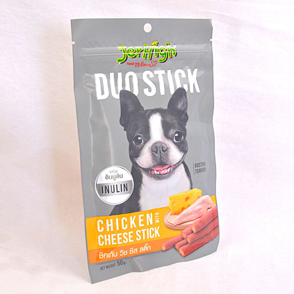 JERHIGH Duo Stick Chicken And Cheese Stick 50gr Dog Snack Jerhigh 