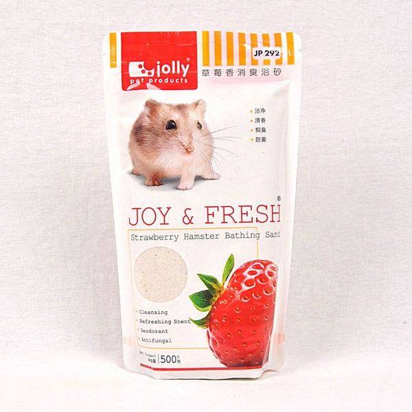 JOLLY Hamster Bathing Sand 500g Small Animal Grooming Jolly Strawberry 