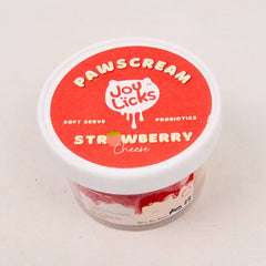 JOYLICKS Snack Anjing Pawscream Strawberry Cheese 100ml Frozen Food Joy Licks 