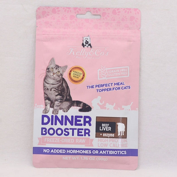 KELLYCO Makanan Kucing Freeze Dried Dinner Booster Beef Liver 50g Cat Dry Food Pet Republic Indonesia 