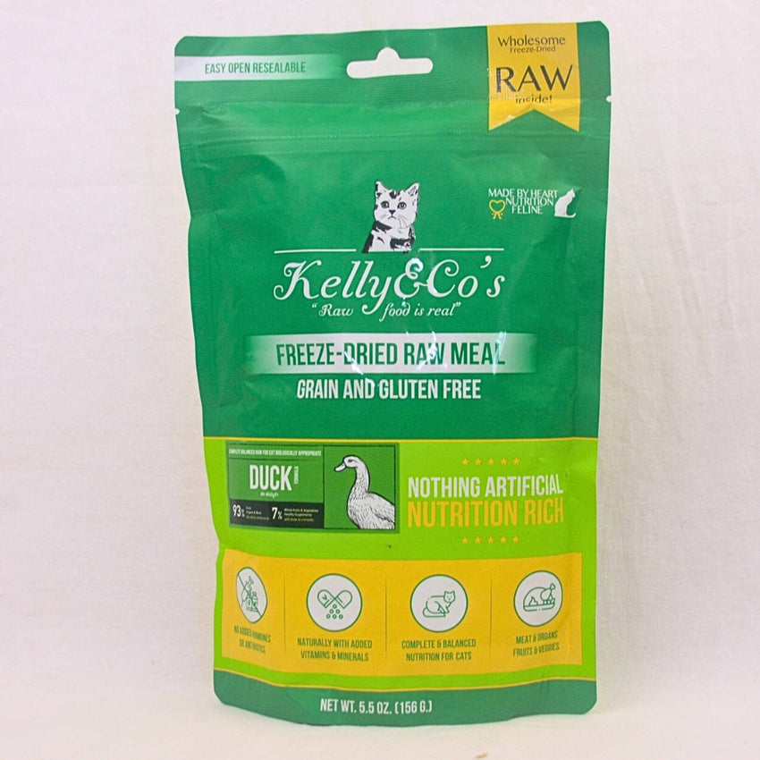 KELLYCO Makanan Kucing Freeze Dried Duck Mix Fruit Vegetables 156g Cat Dry Food Pet Republic Indonesia 