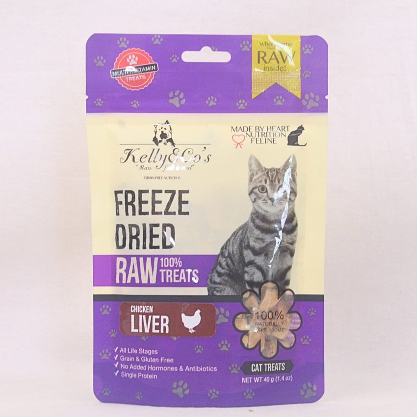 KELLYCO Snack Kucing Freeze Dried Chicken Liver 40g Cat Snack Pet Republic Indonesia 