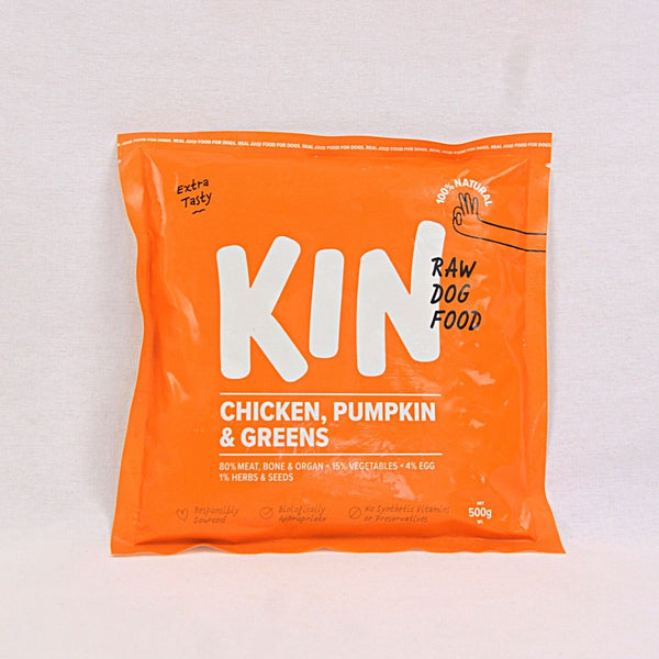 KINDogfood RAW Chicken, Pumpkin and Green 500GR Frozen Food Kin Dogfood 