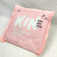 KINDogfood RAW Pork, Broccoli and Berries 500GR Frozen Food Kin Dogfood 