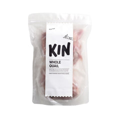 KINDOGFOOD Topper Whole Quail Frozen Food Kin Dogfood 