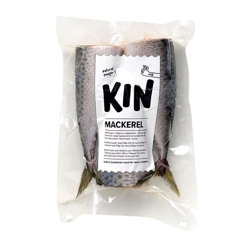 KINDOGFOOD WILD Caught Whole Mackerel Frozen Food Kin Dogfood 
