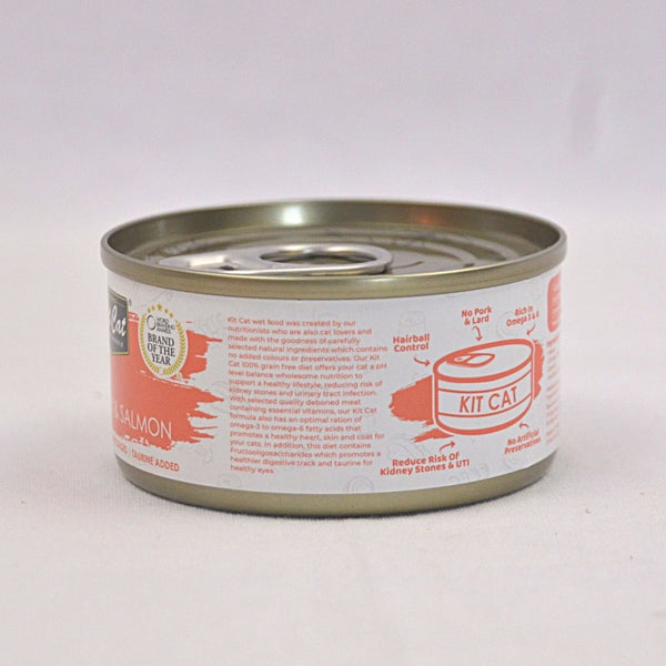 KITCAT Canned Petfood Chicken Salmon Toppers in Gravy 70g Cat Food Wet Kit Cat 