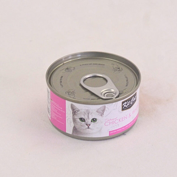 KITCAT Cat Food Can Deboned Chicken Whitebait 80g Cat Food Wet Kit Cat 