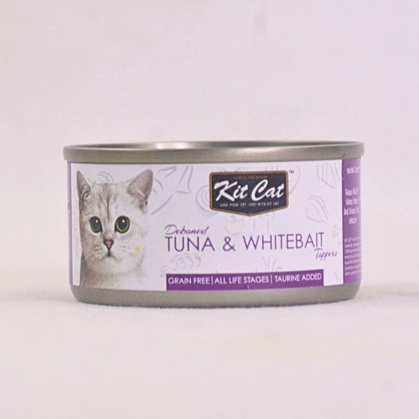 KITCAT Cat Food Can Deboned Tuna Whitebait 80g Cat Food Wet Kit Cat 