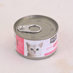 KITCAT Cat Food Can Petfood Kitten Mousse Chicken 80g Cat Food Wet Kit Cat 