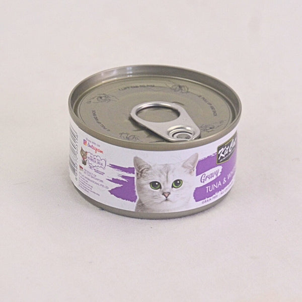 KITCAT Cat Food Canned Petfood Tuna Whitebait Gravy 70g Cat Food Wet Kit Cat 