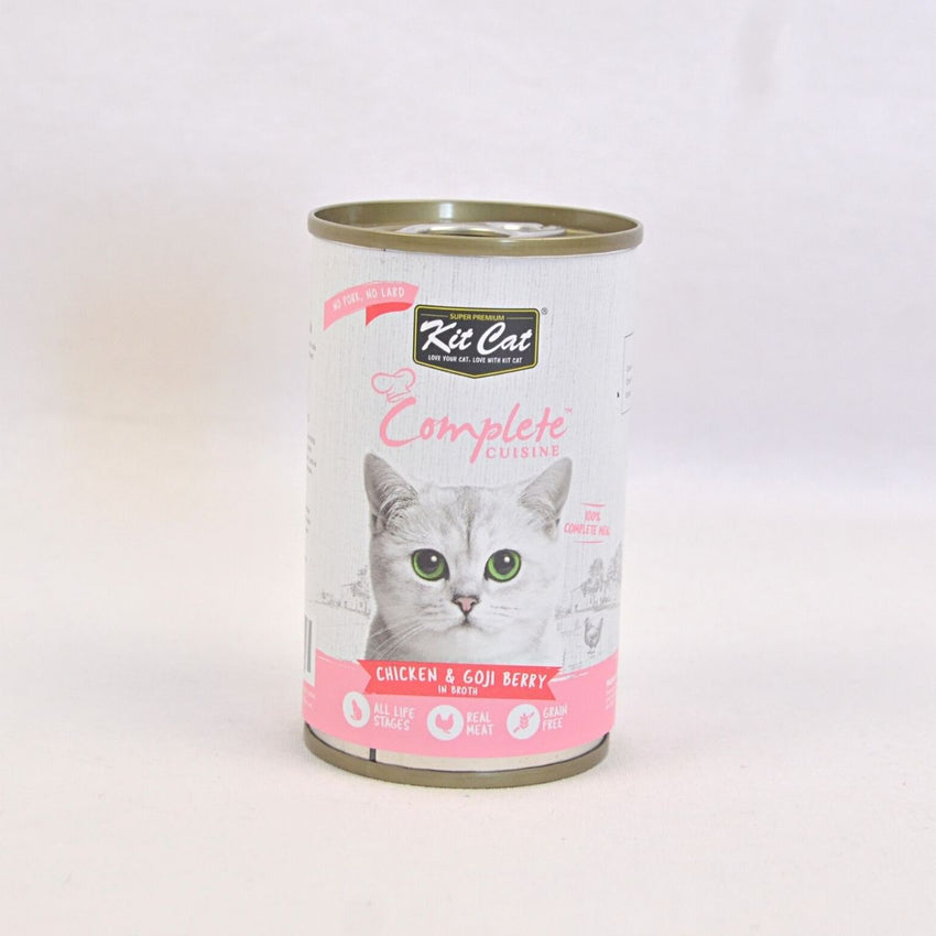 KITCAT Complete Cuisine Chicken Goji Berry In Broth 150g Cat Food Wet Kit Cat 