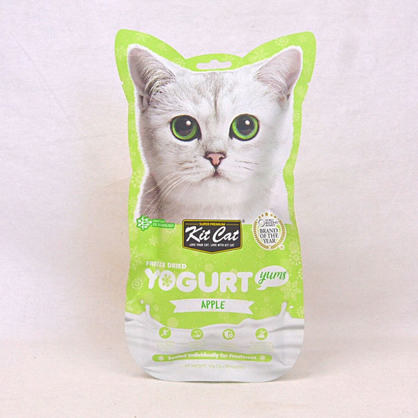 KITCAT Freeze Dried Yogurt Yums Apple 10g Cat Snack Kit Cat 