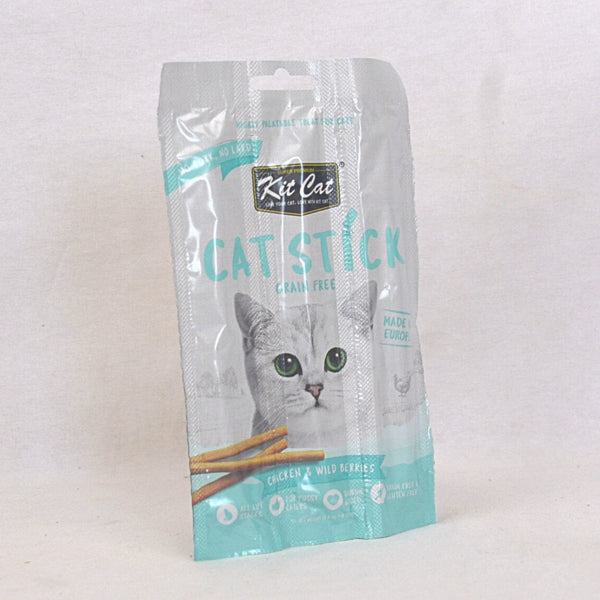 KITCAT Snack Kucing Cat Stick Chicken and Wild Berries 15gr Cat Snack Kit Cat 