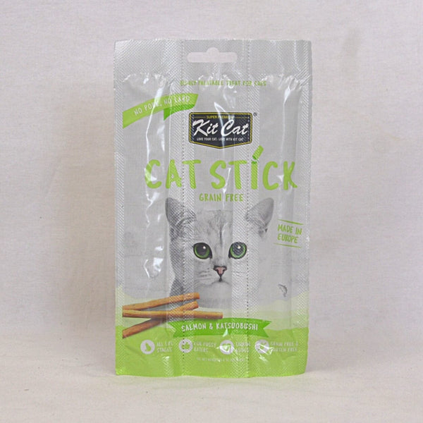 KITCAT Snack Kucing Cat Stick Salmon and Katsuobushi 15gr Cat Snack Kit Cat 