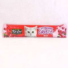 KITCAT Snack Kucing Dental Cranberry Crips Beef 20gr Cat Dental Care Kit Cat 