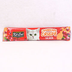 KITCAT Snack Kucing Dental Cranberry Crips Salmon 20gr Cat Dental Care Kit Cat 
