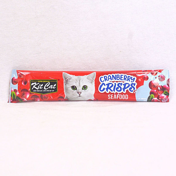 KITCAT Snack Kucing Dental Cranberry Crips Seafood 20gr Cat Dental Care Kit Cat 