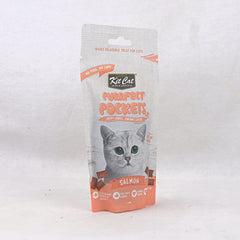 KITCAT Snack Kucing Purrfect Pockets Salmon 60gr Cat Snack Kit Cat 