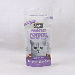 KITCAT Snack Kucing Purrfect Pockets Sensitive Care 60gr Cat Snack Kit Cat 