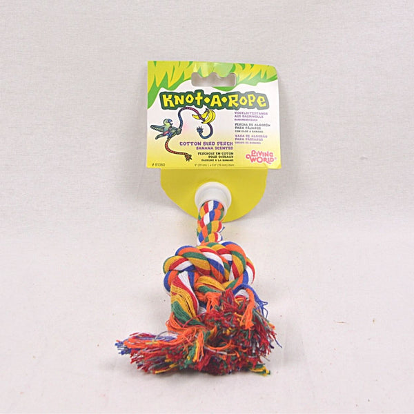 LIVINGWORLD 81360 Multicolor Cotton Perch 16mm x 20cm Bird Toys Living World 