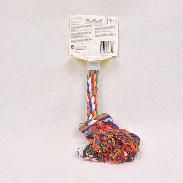 LIVINGWORLD Multicolor Cotton Perch 20mm x 9cm Bird Toys Living World 