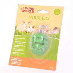 LIVINGWORLD Nibblers Wood Loofah Chews Apple Small Animal Toy Living World 