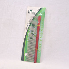 LUVE LV341 Straight Comb Anti Static Medium Grooming Tools Luve Red 
