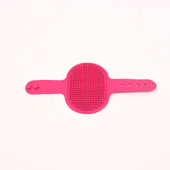 MAME Grooming Rubber Brush 12x9cm Variant Color Grooming Tools Mame Pink 