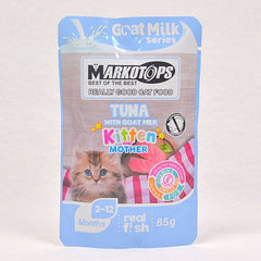 MARKOTOPS Kitten Tuna Goat Milk 85g Cat Food Wet Markotops 