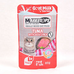 MARKOTOPS Year 1 Plus Tuna Goat Milk 85g Cat Food Wet Markotops 