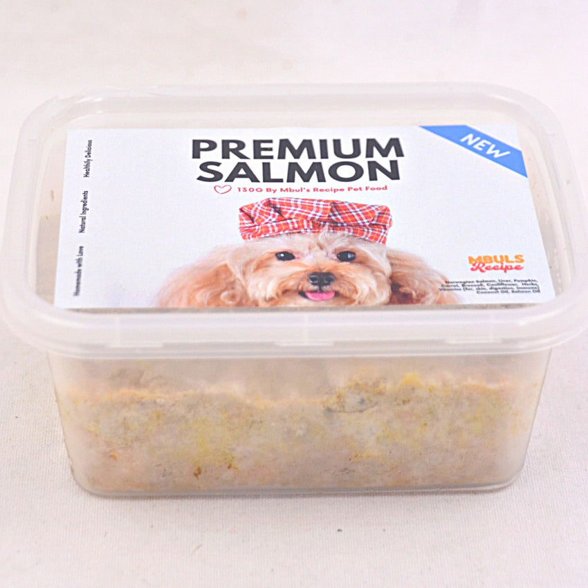 MBULS Premium Salmon Dog Food Wet Mbul's Recipe 130g 