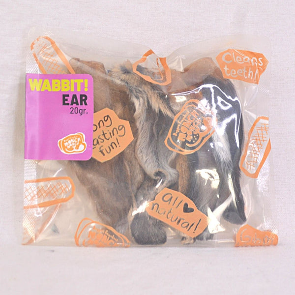 MONCHMONCH Dehyrated Rabbit Wabbit Ear 20g Dog Snack Monch Monch 