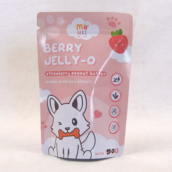 MONELPET Snack Anjing Biscuit Berry O Jelly 50gr Dog Snack Monelpet 