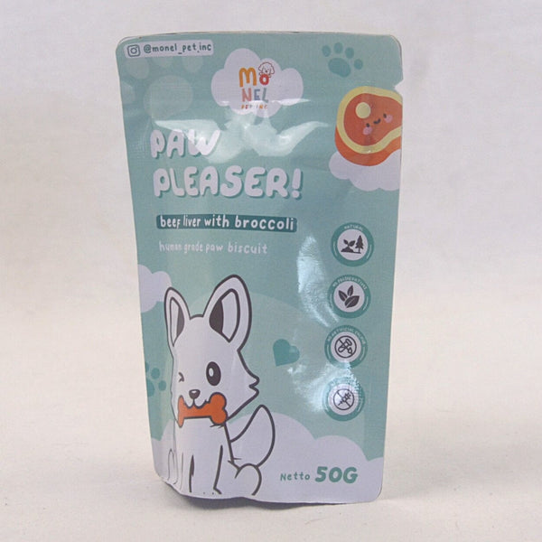 MONELPET Snack Anjing Biscuit Paw Pleaser 50gr Dog Snack Monelpet 