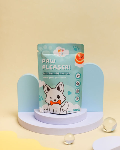 MONELPET Snack Anjing Biscuit Paw Pleaser 50gr Dog Snack Monelpet 