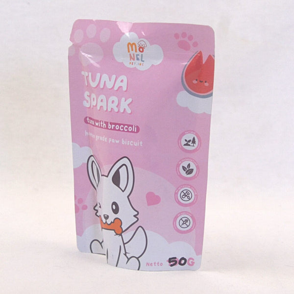 MONELPET Snack Anjing Biscuit Tuna Spark 50gr Dog Snack Monelpet 