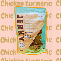 MONELPET Snack Anjing Chicken Turmeric Jerky 50gr Dog Snack Monelpet 