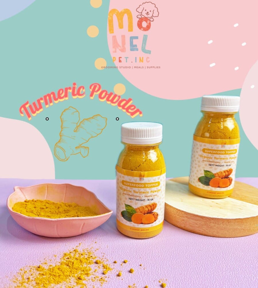 MONELPET Vitamin Anjing Kucing Turmeric Powder 35gr Pet Vitamin and Supplement Monelpet 